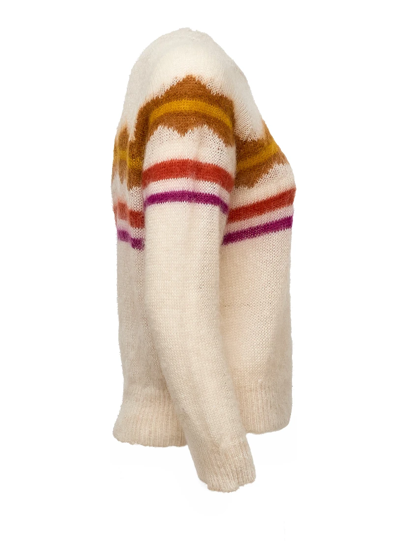 Monette Graphic Brushed Pullover