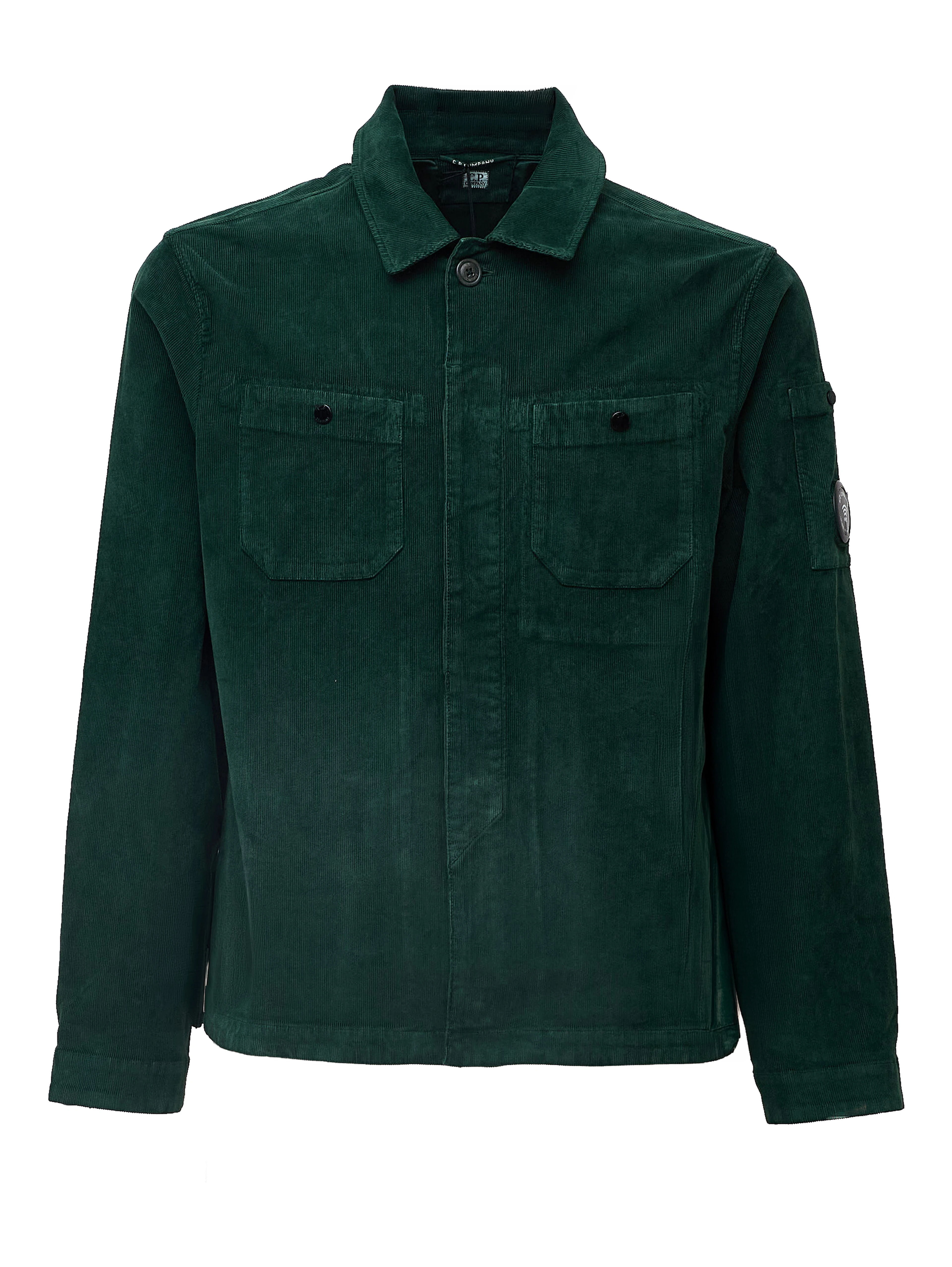 Corduroy Button Lens Overshirt