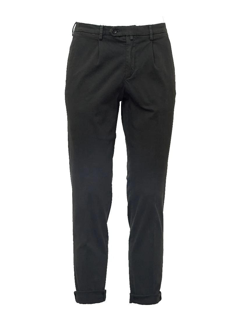 Pantaloni In Raso Cotone