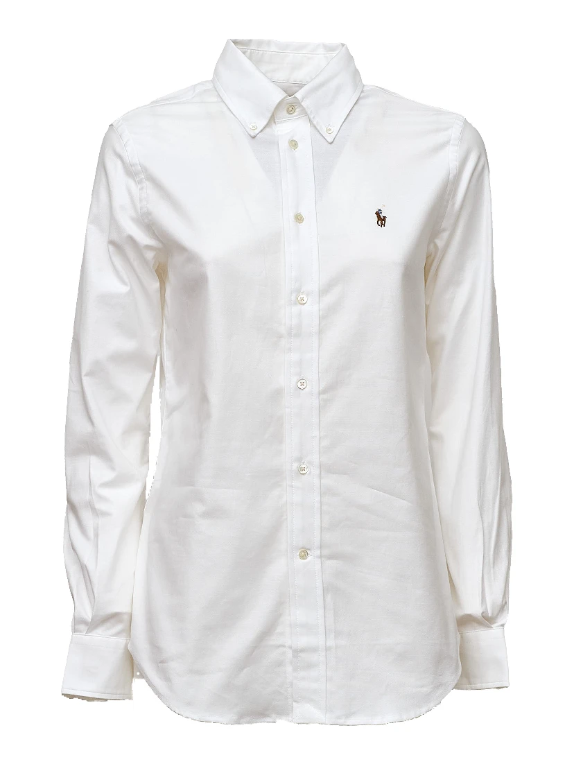 Shirt 40/1 Stretch Oxford Long Sleeve Button Front