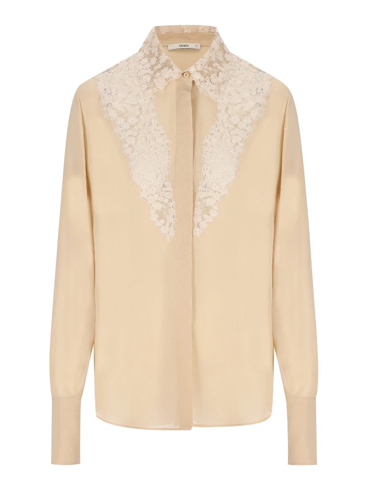 Fendi Shirts Beige