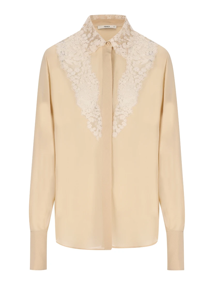 Fendi Shirts Beige