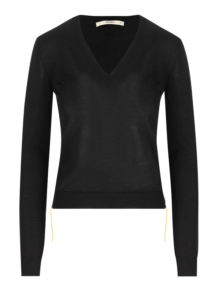 Fendi Sweaters Black
