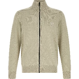 Beige Cotton Cardigan