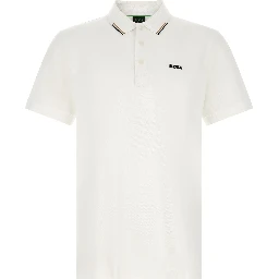 White Cotton Polo Shirt