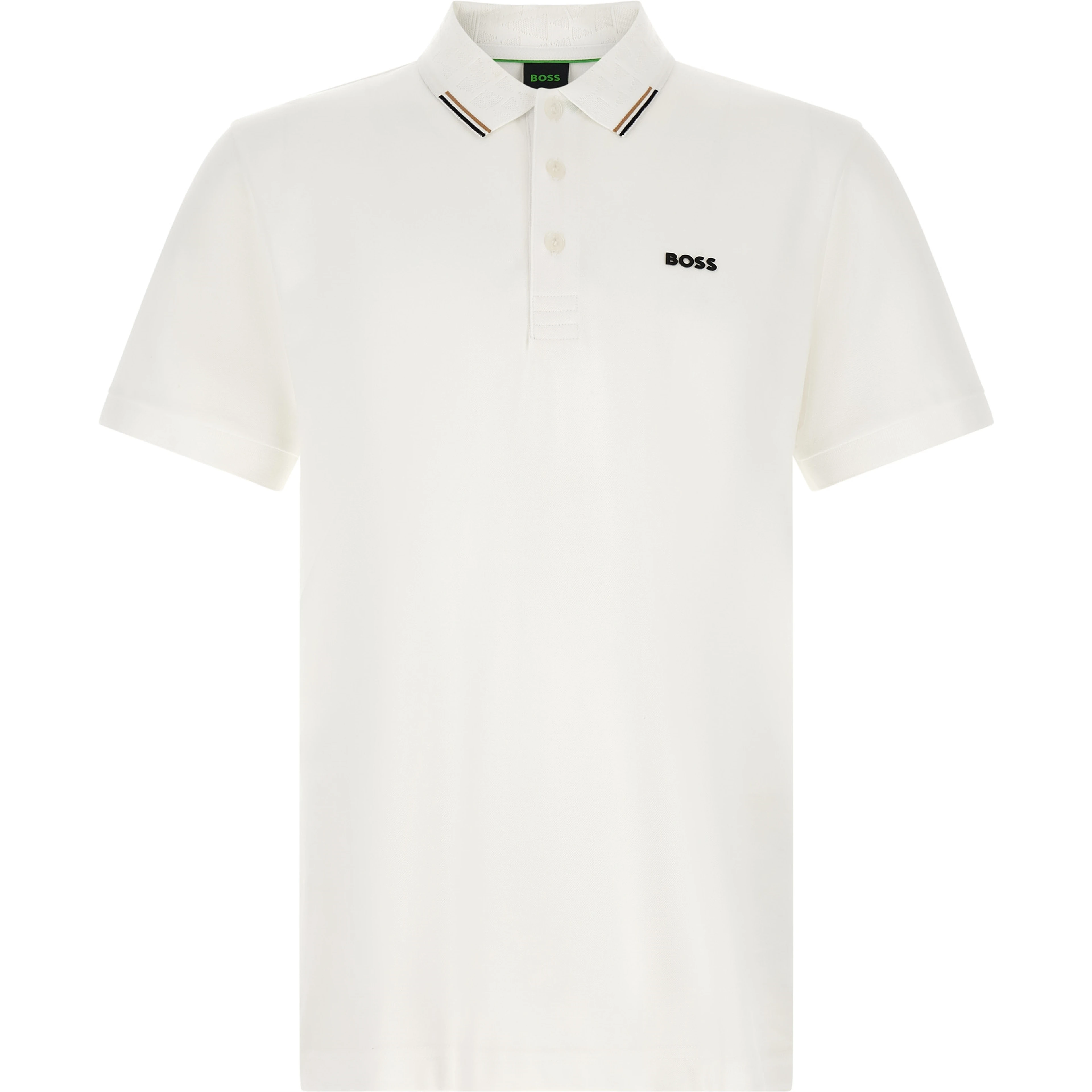 White Cotton Polo Shirt