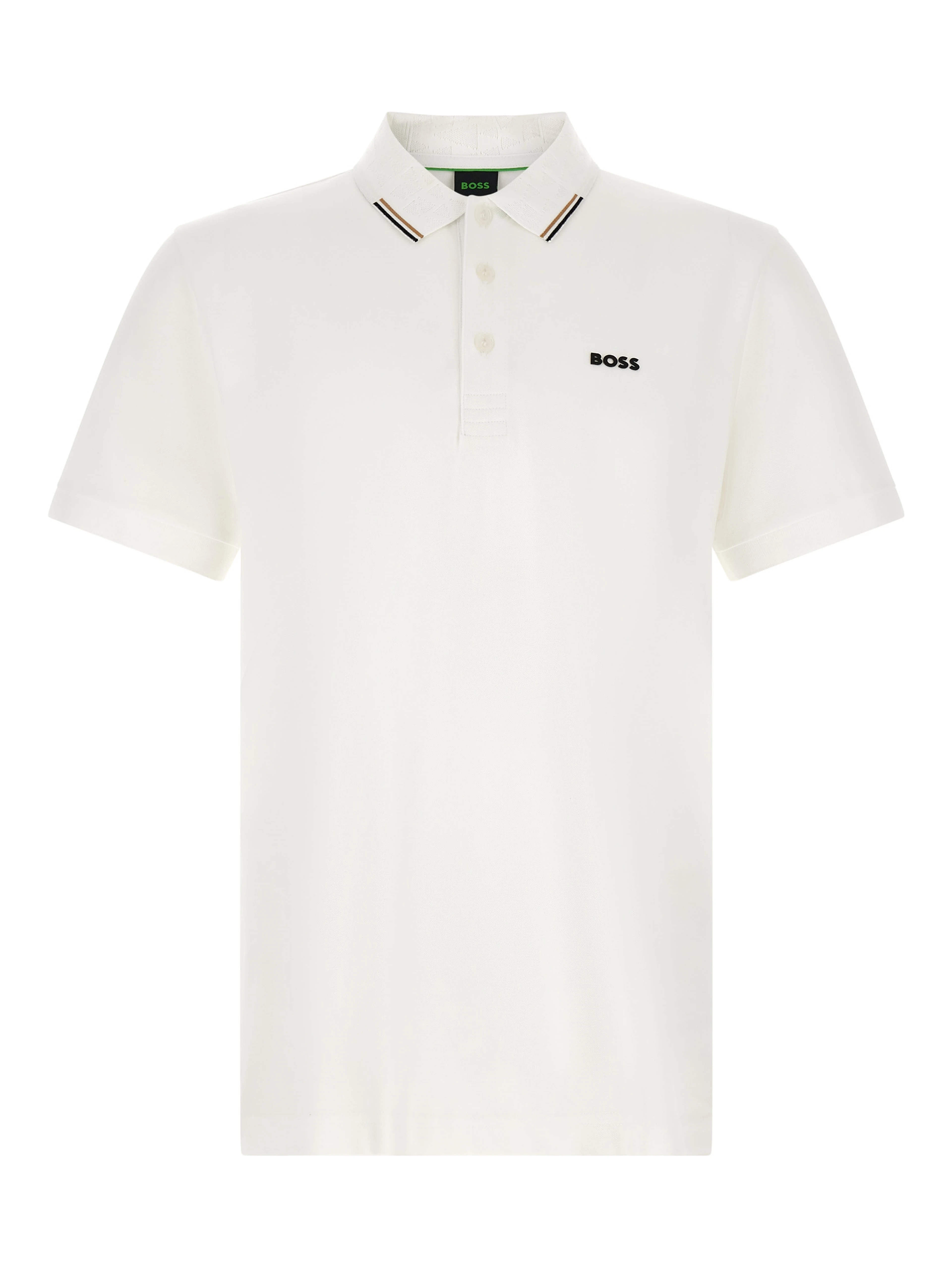 White Cotton Polo Shirt