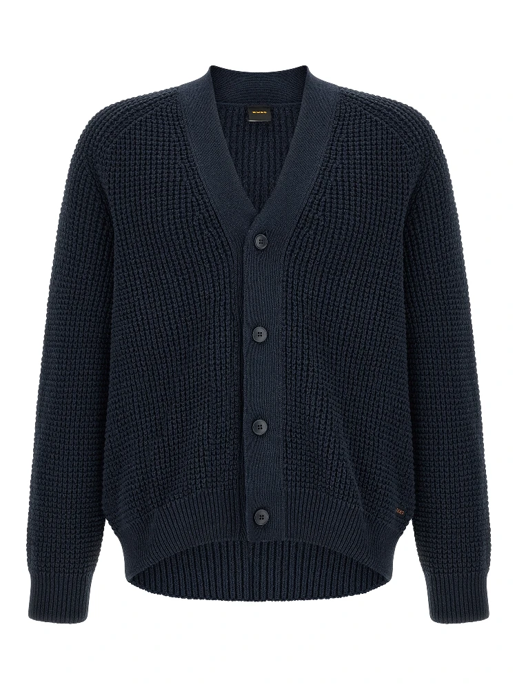 Blue Cotton Cardigan