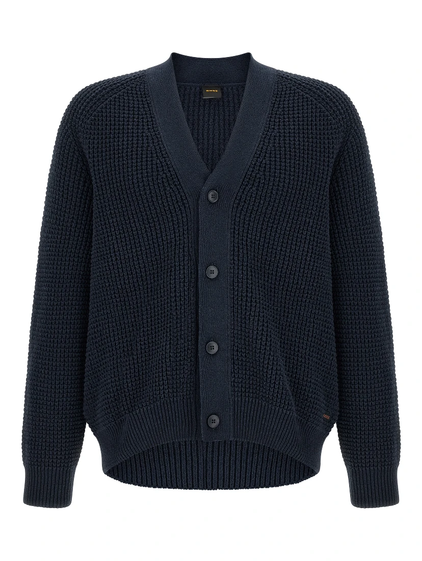 Blue Cotton Cardigan