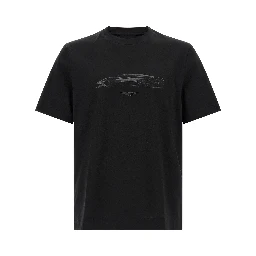 Black Cotton T-Shirt