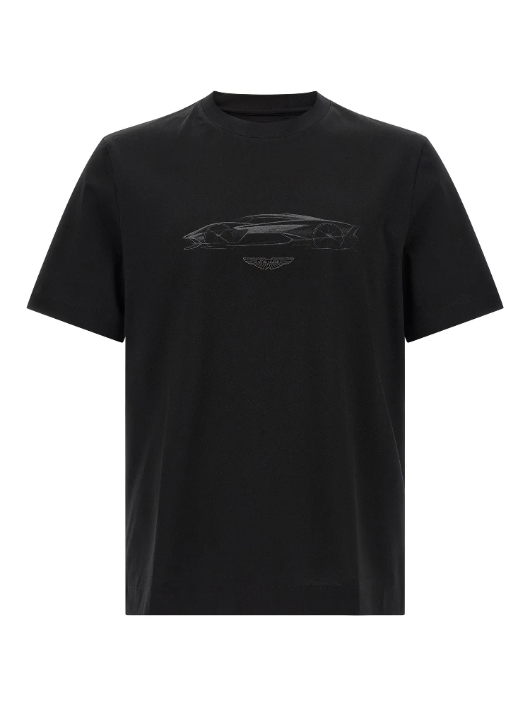 Black Cotton T-Shirt