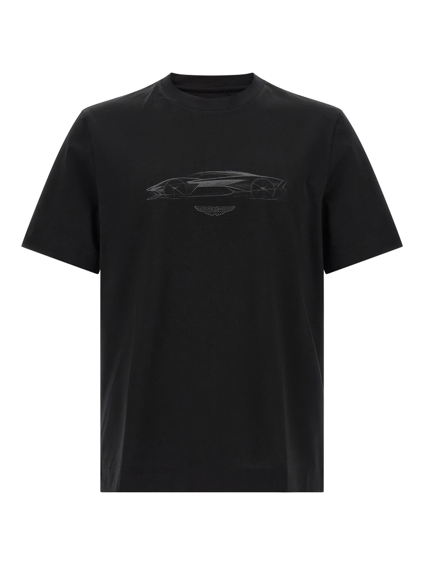 Black Cotton T-Shirt