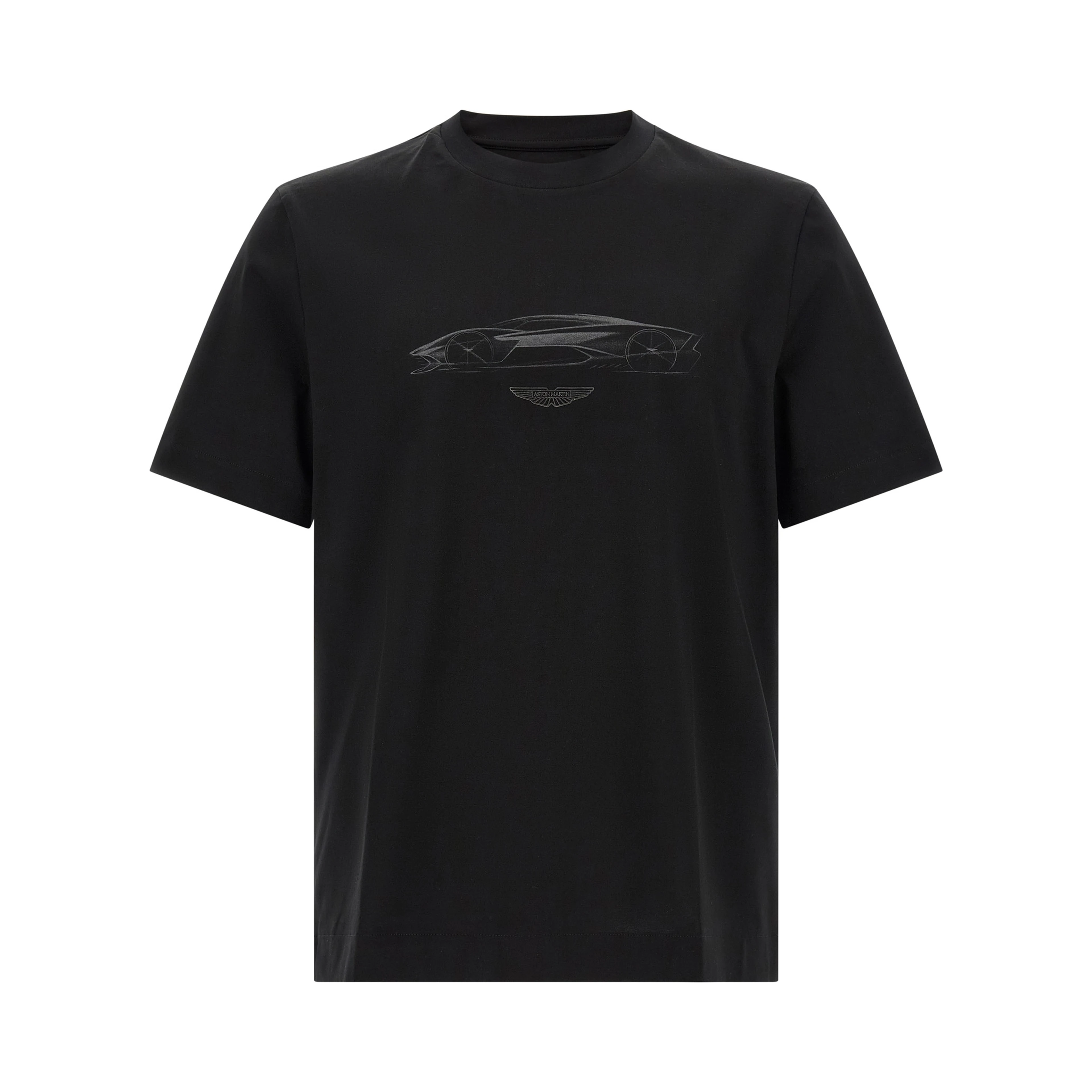 Black Cotton T-Shirt