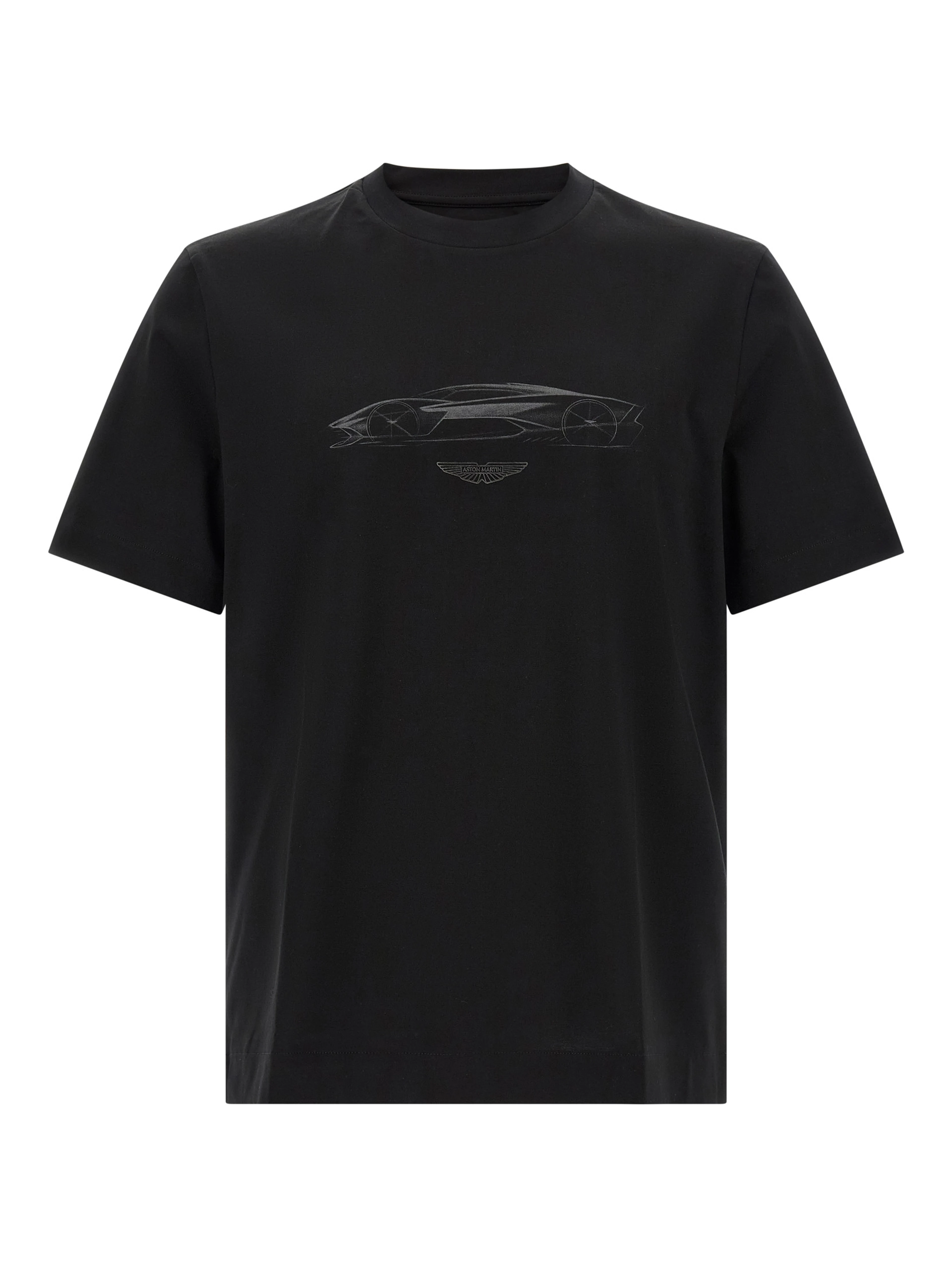 Black Cotton T-Shirt