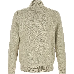 Beige Cotton Cardigan