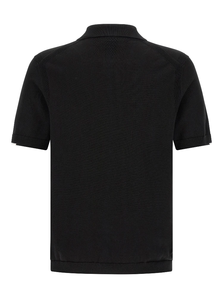 Black Cotton Polo Shirt alternative