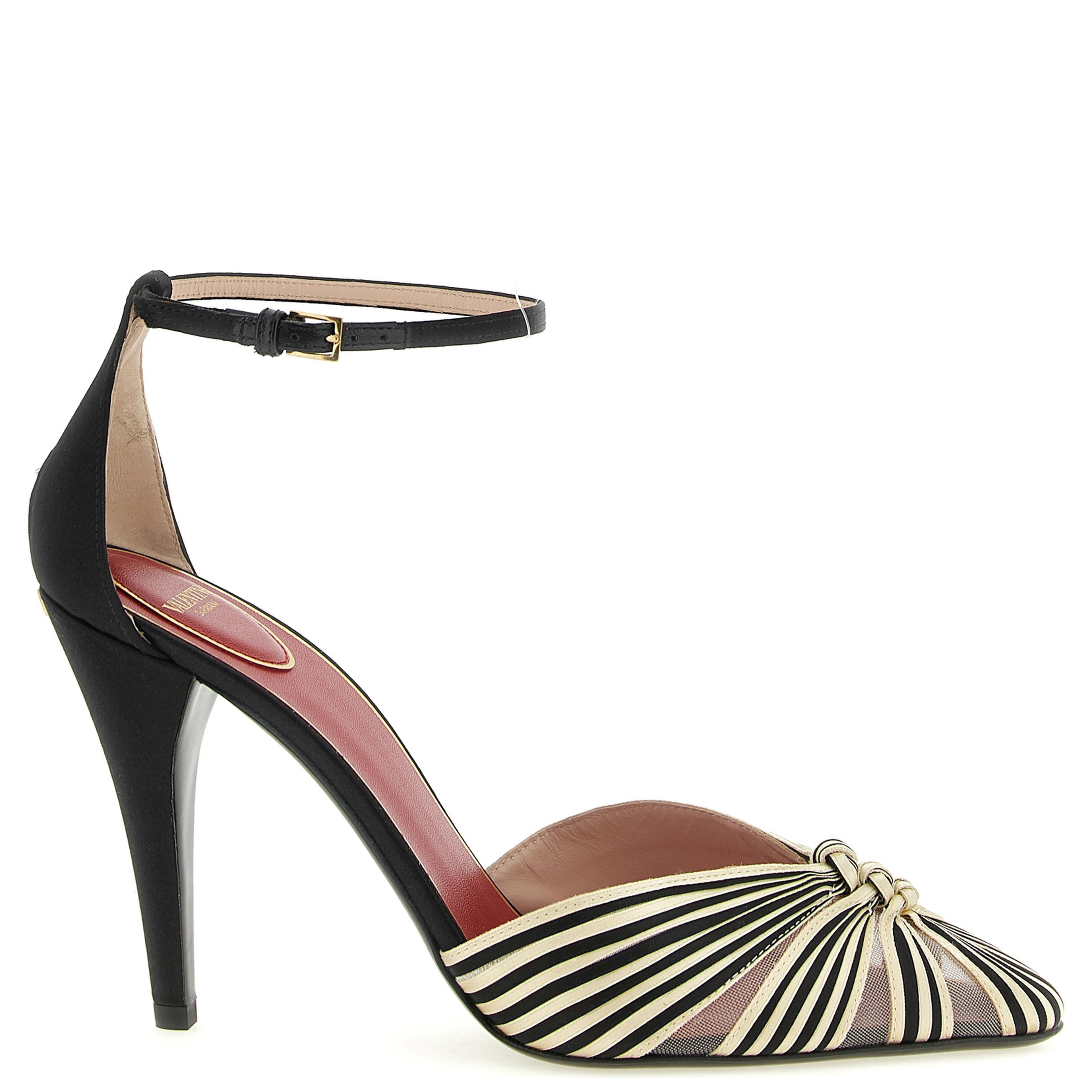 Multicolor Viscose High Heel Pumps