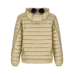 Beige Polyamide Full-Length Jacket