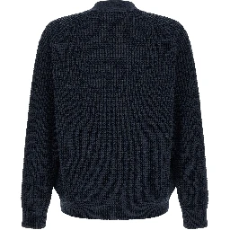 Blue Cotton Cardigan