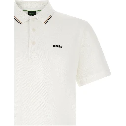 White Cotton Polo Shirt
