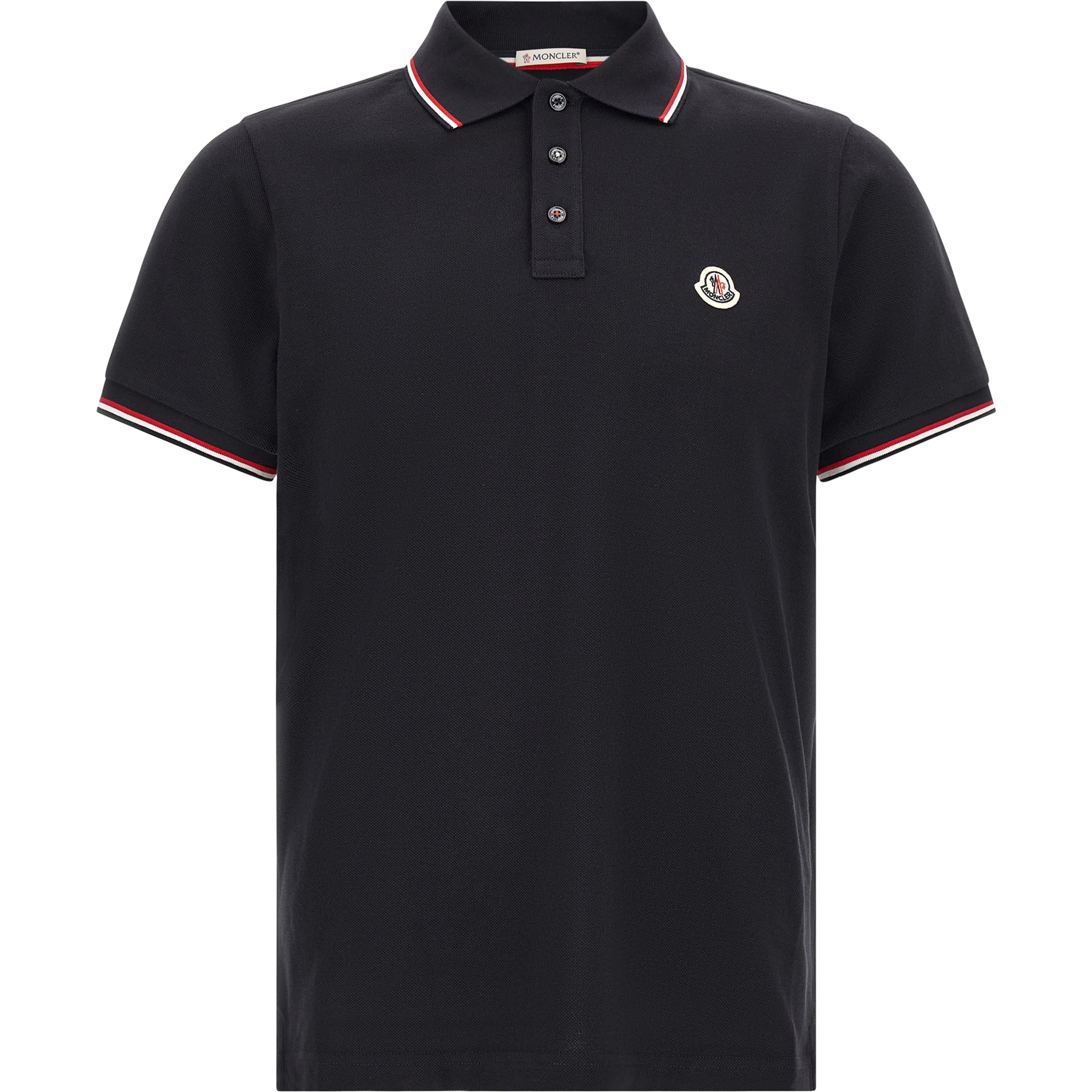 Blue Cotton Polo Shirt