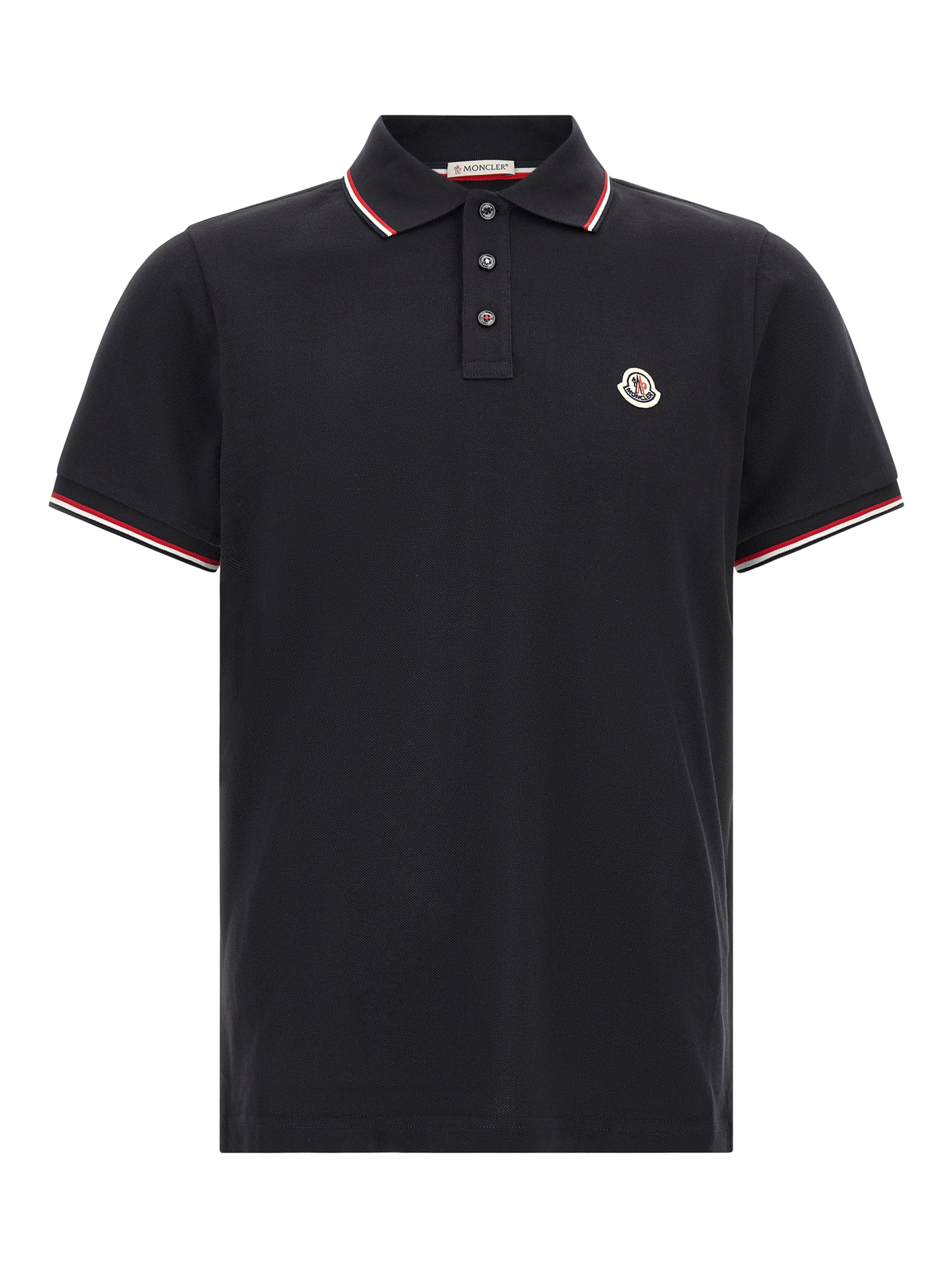 Blue Cotton Polo Shirt