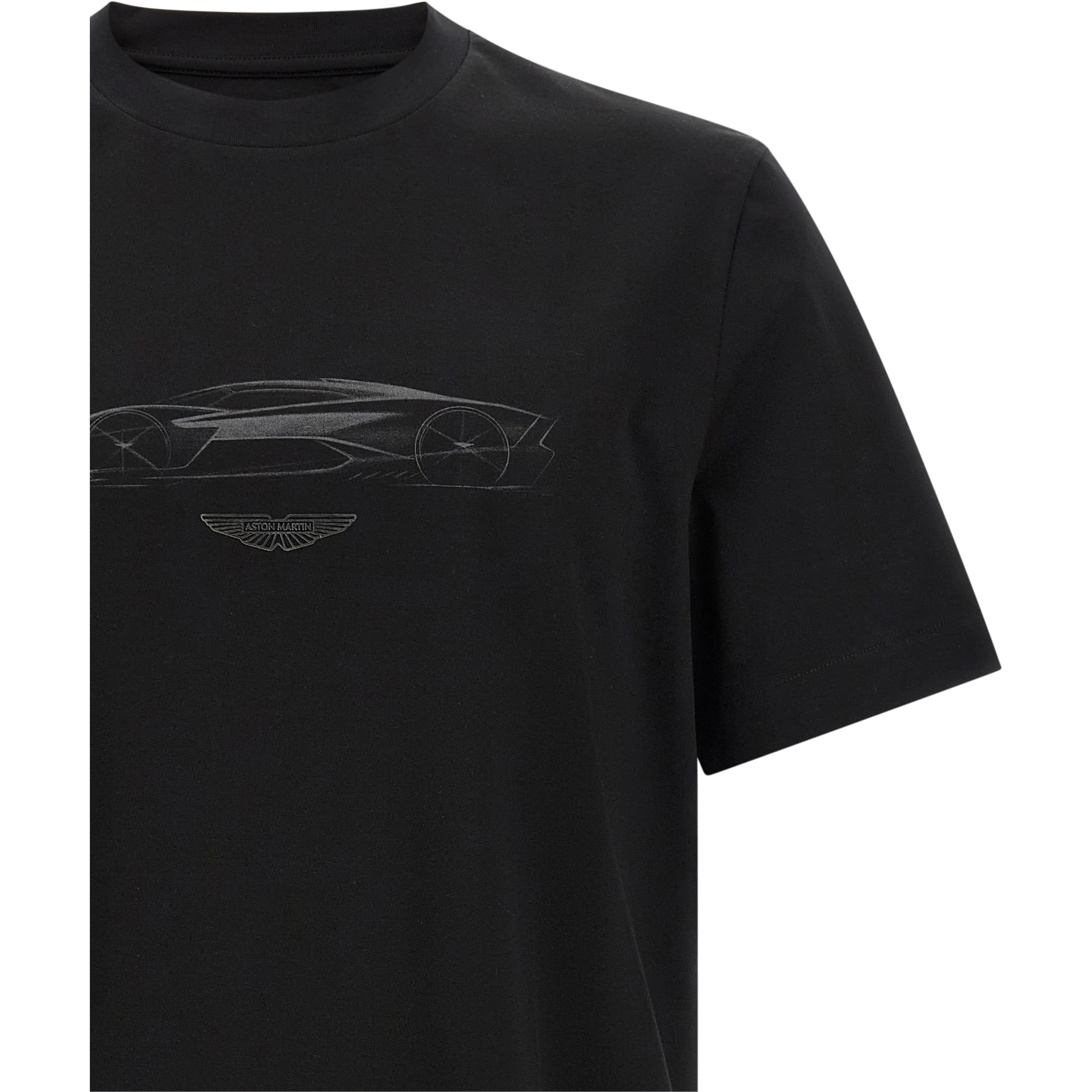 Black Cotton T-Shirt