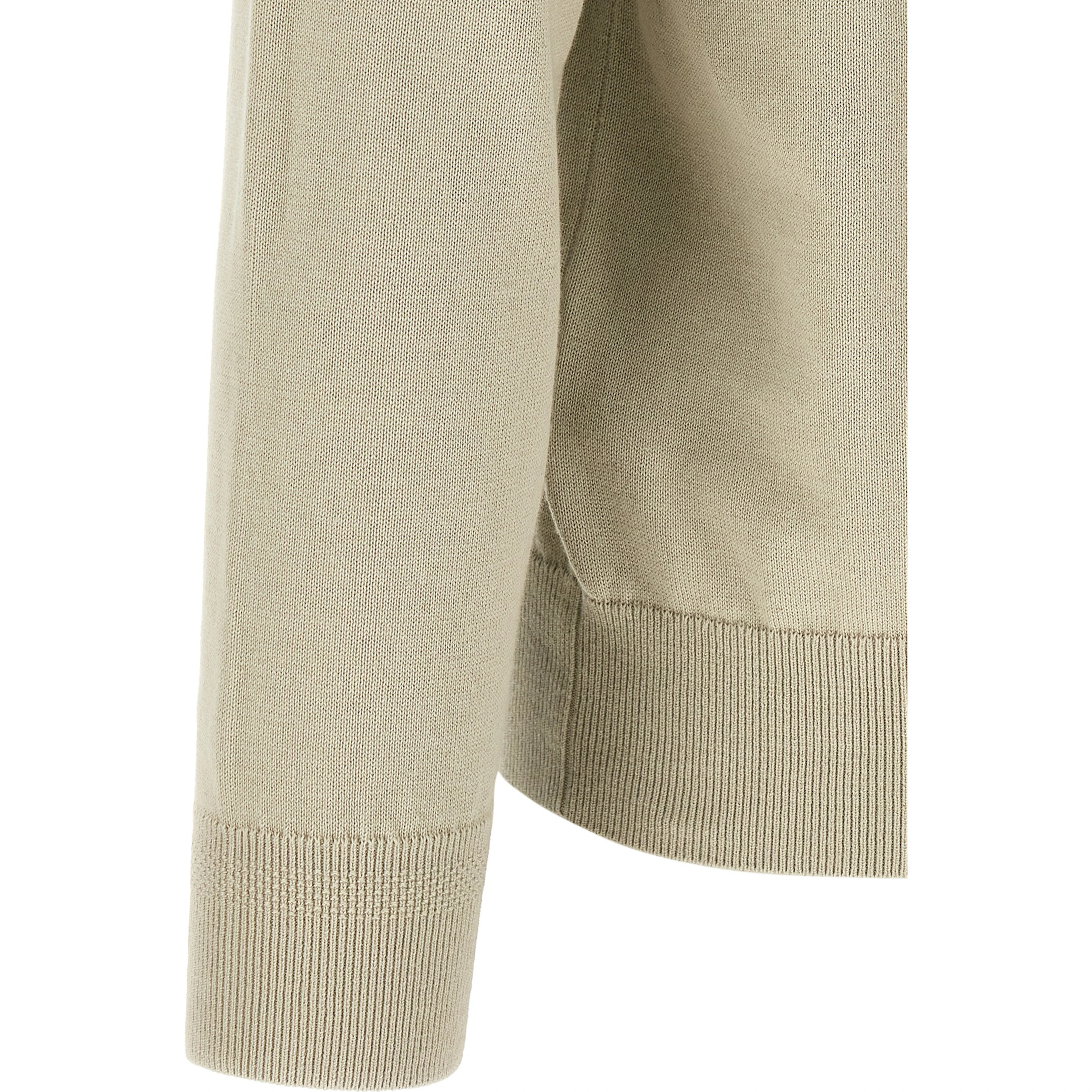 Beige Cotton Cardigan