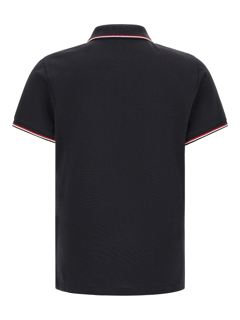 Blue Cotton Polo Shirt