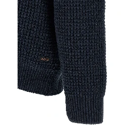 Blue Cotton Cardigan