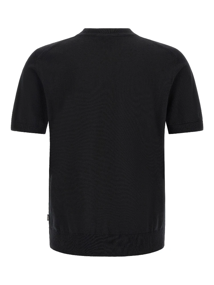 Black Virgin Wool T-Shirt alternative