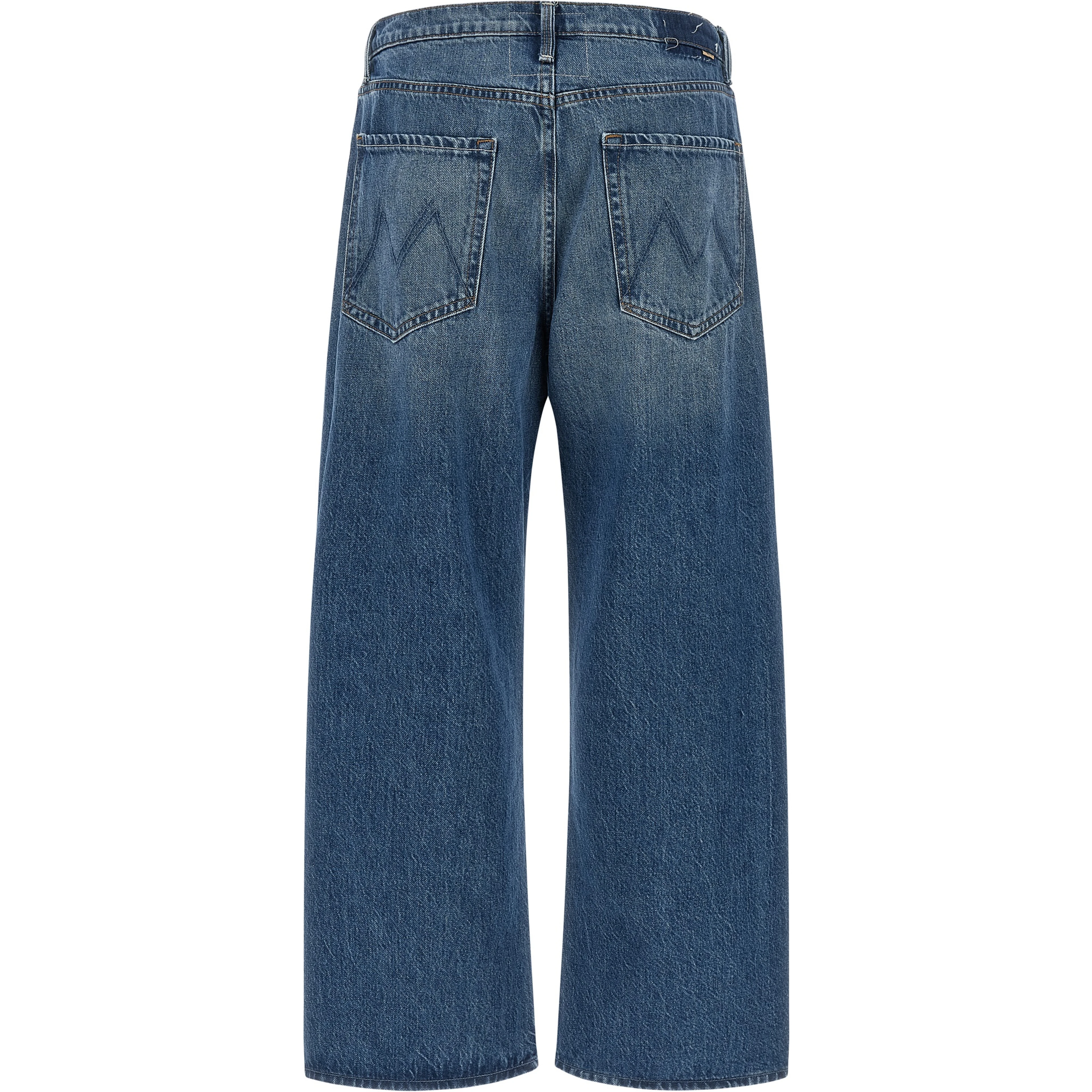Blue Cotton Relaxed Fit Jeans