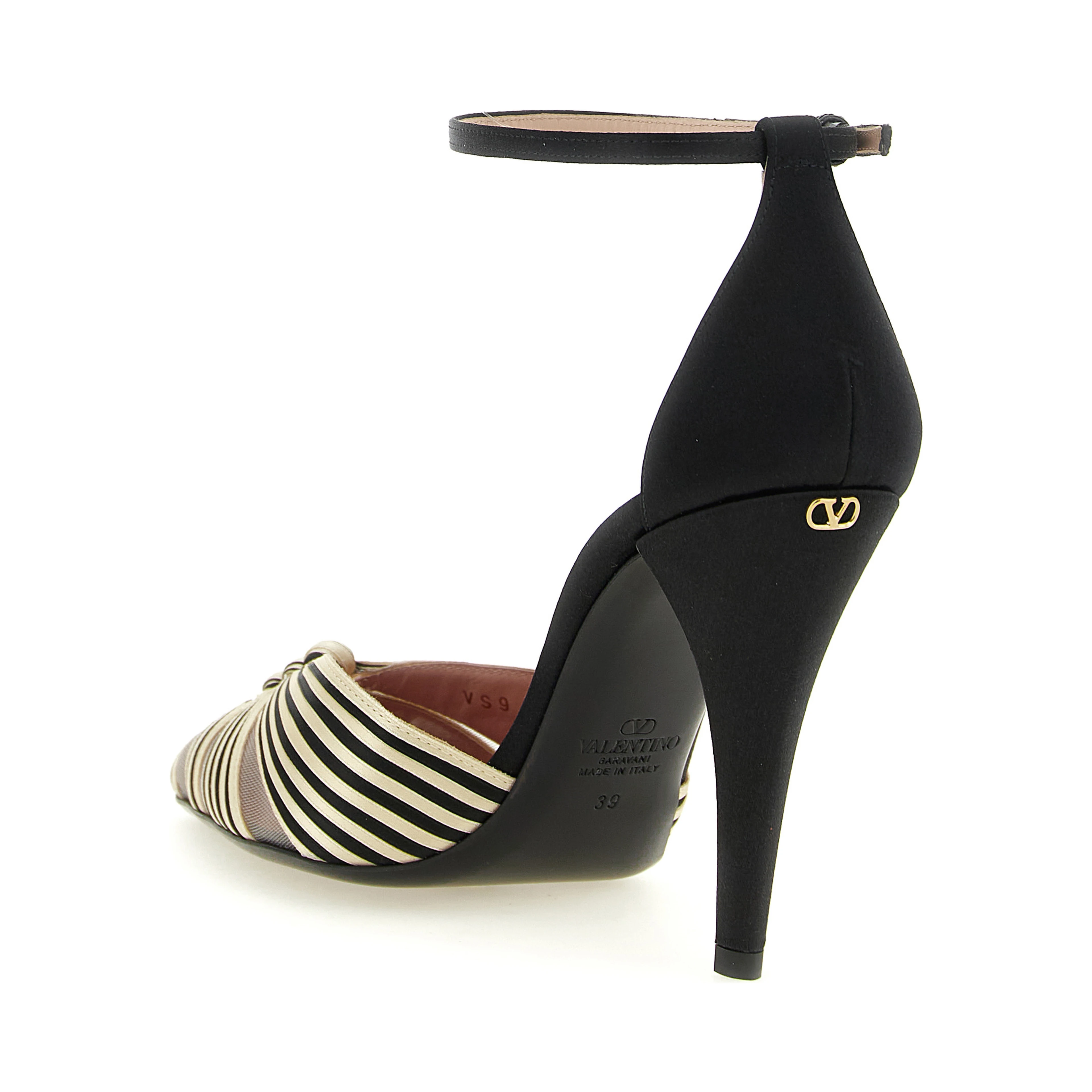 Multicolor Viscose High Heel Pumps