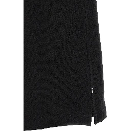 Black Cotton Polo Shirt