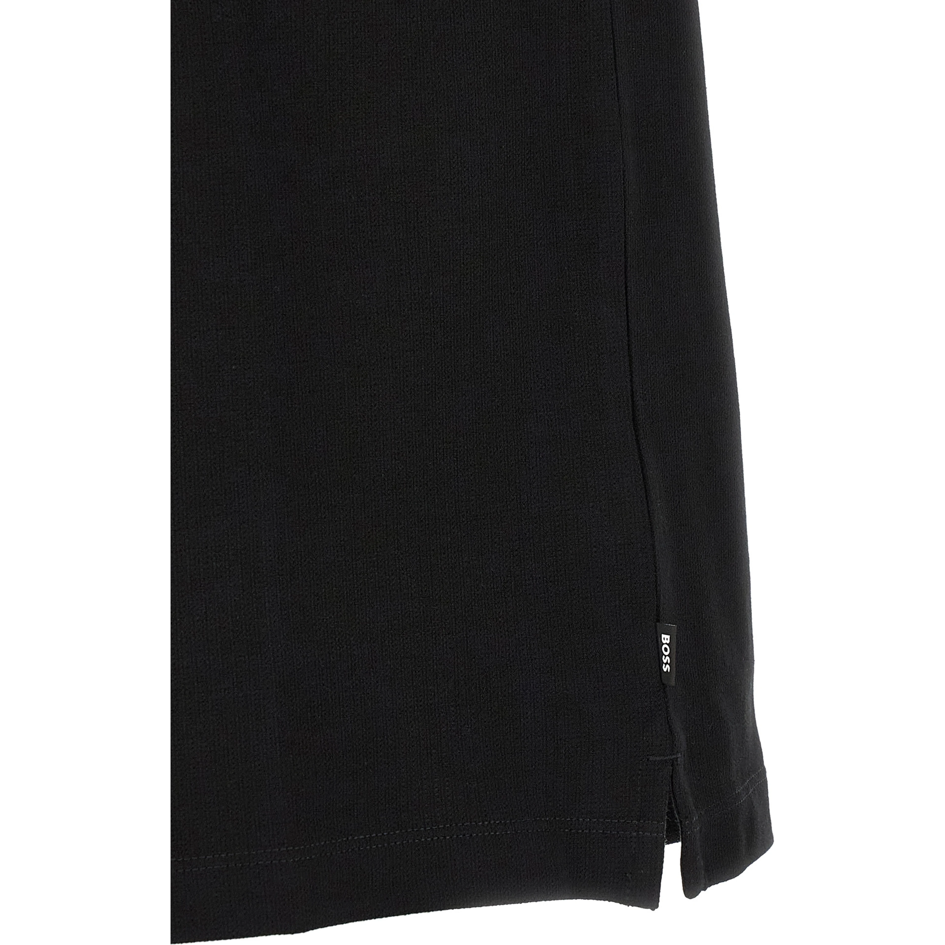 Black Cotton Polo Shirt