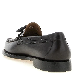 Brown Cowhide Slip-On Loafers