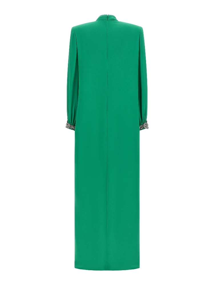 Bicolor Silk Long Dress alternative