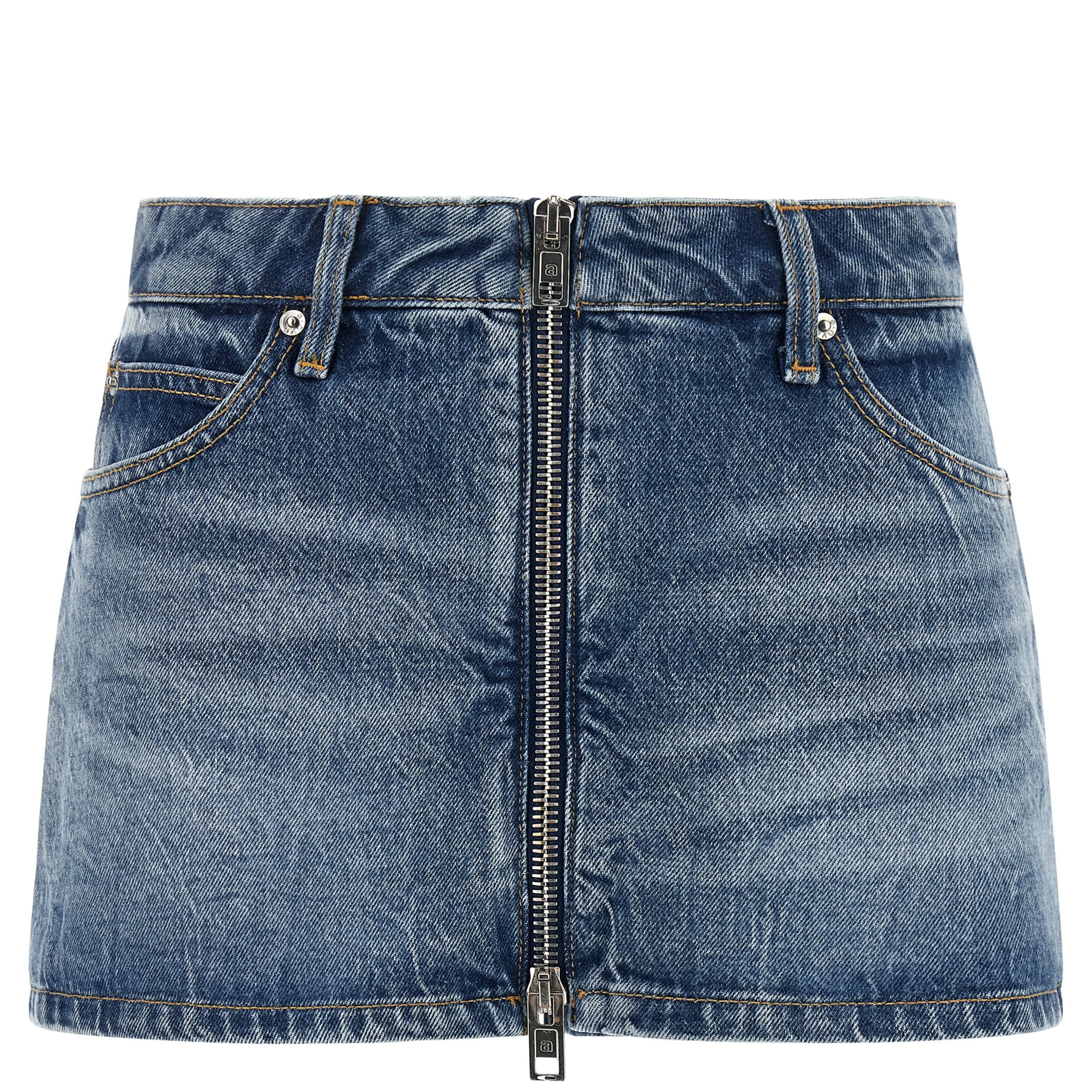 Blue Cotton Bermuda Shorts