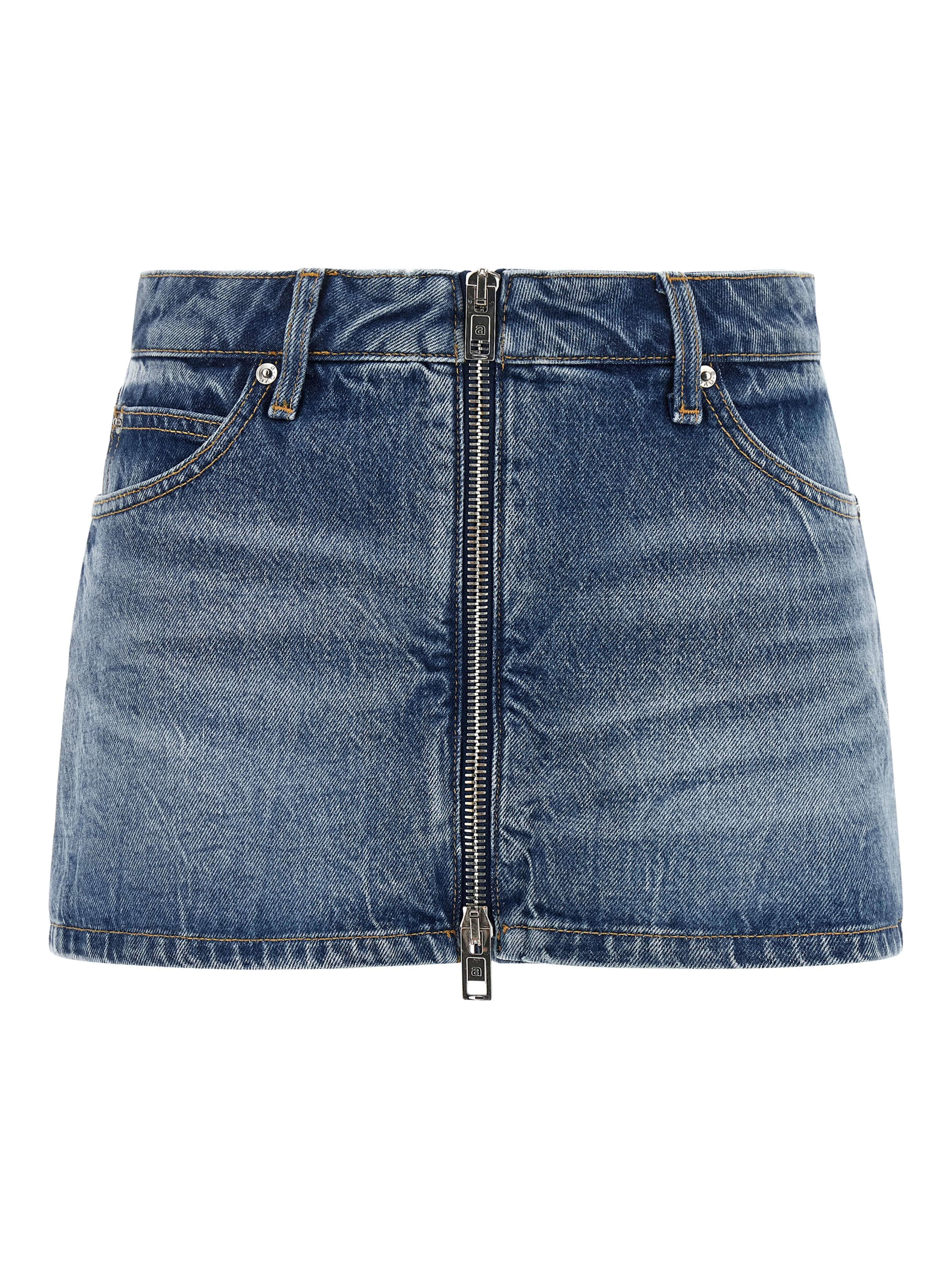 Blue Cotton Bermuda Shorts