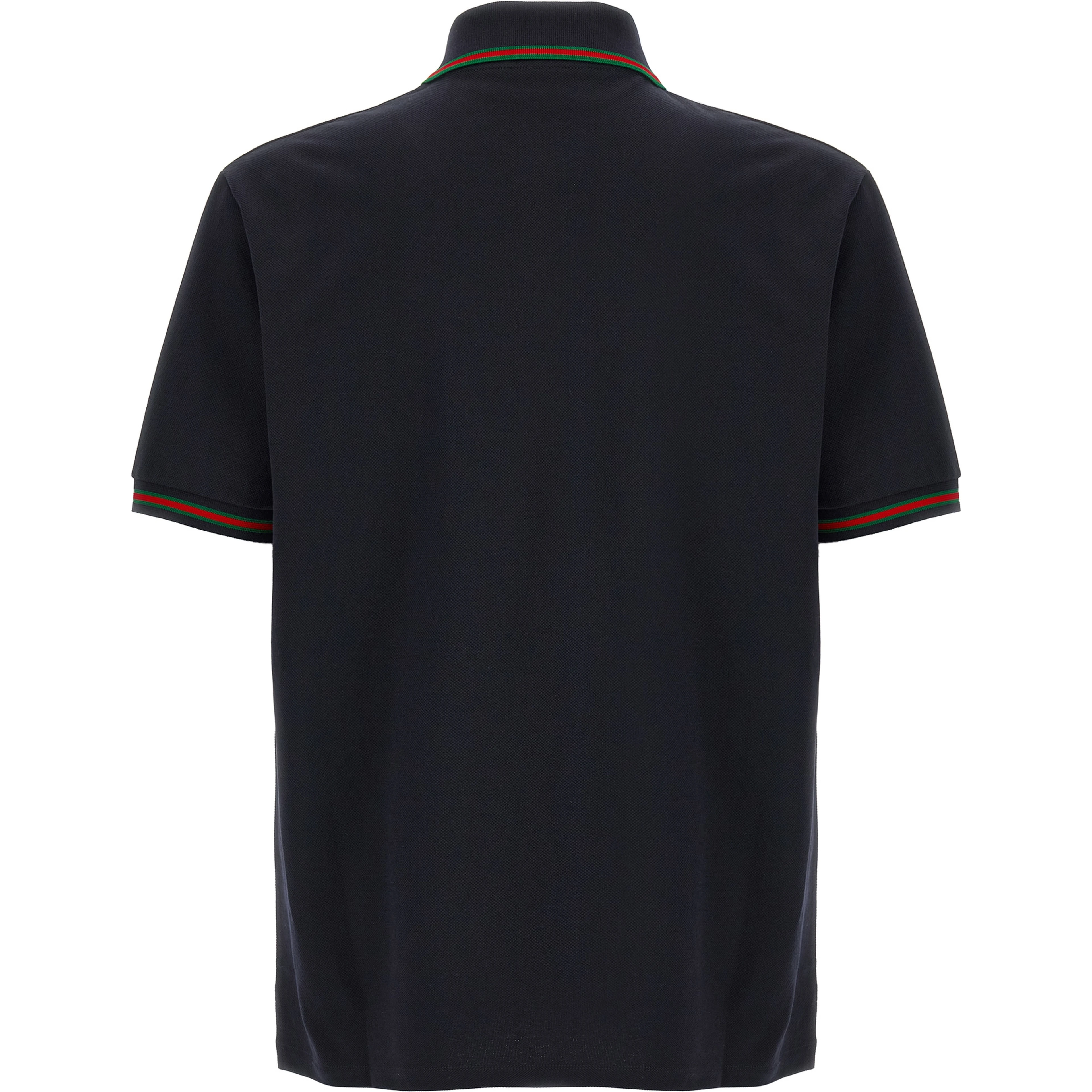 Blue Cotton Polo Shirt