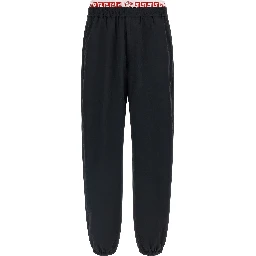 Black Polyamide Joggers (Workout Pants)