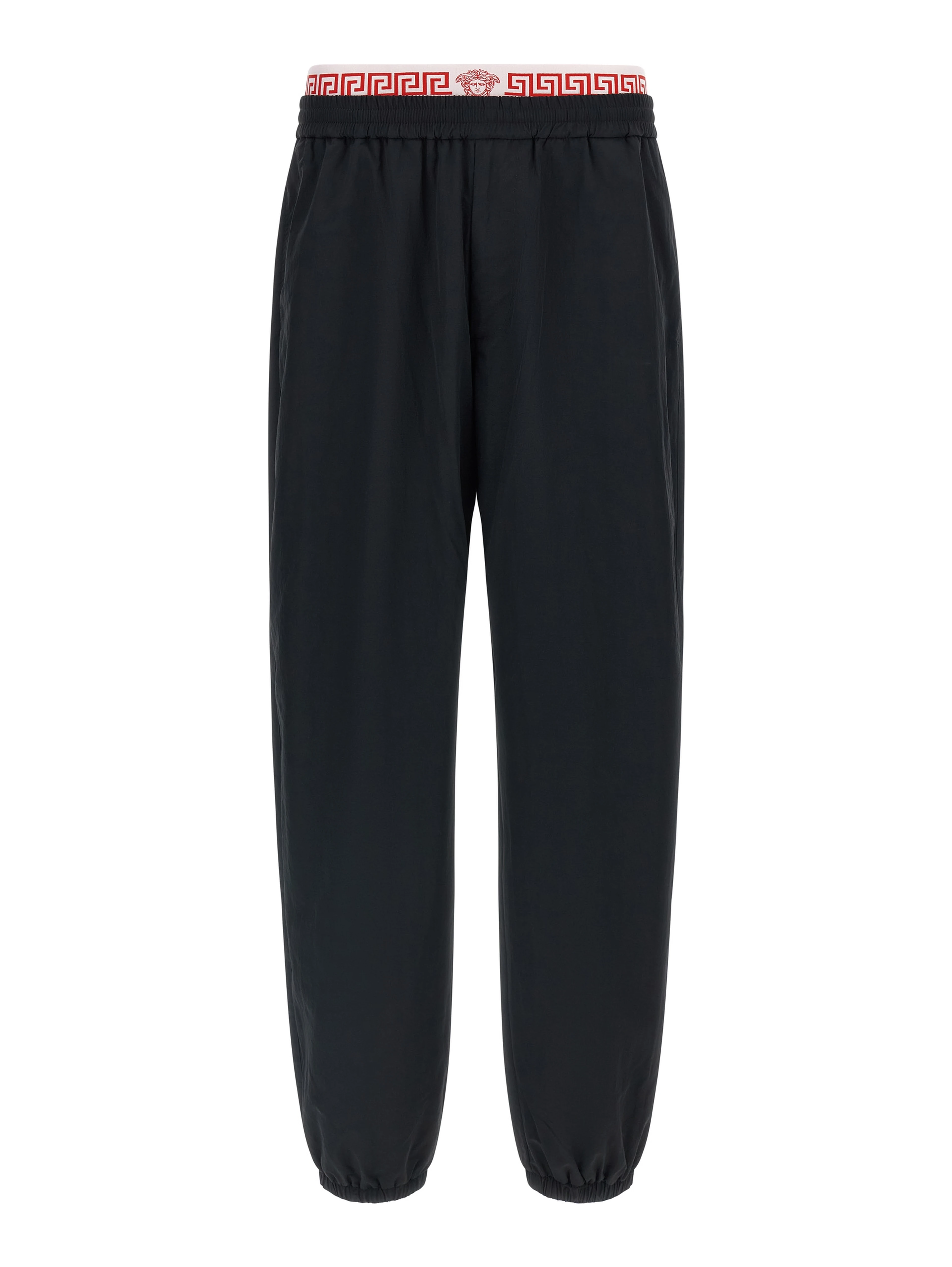 Black Polyamide Joggers (Workout Pants)