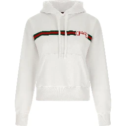 White Cotton Hoodie