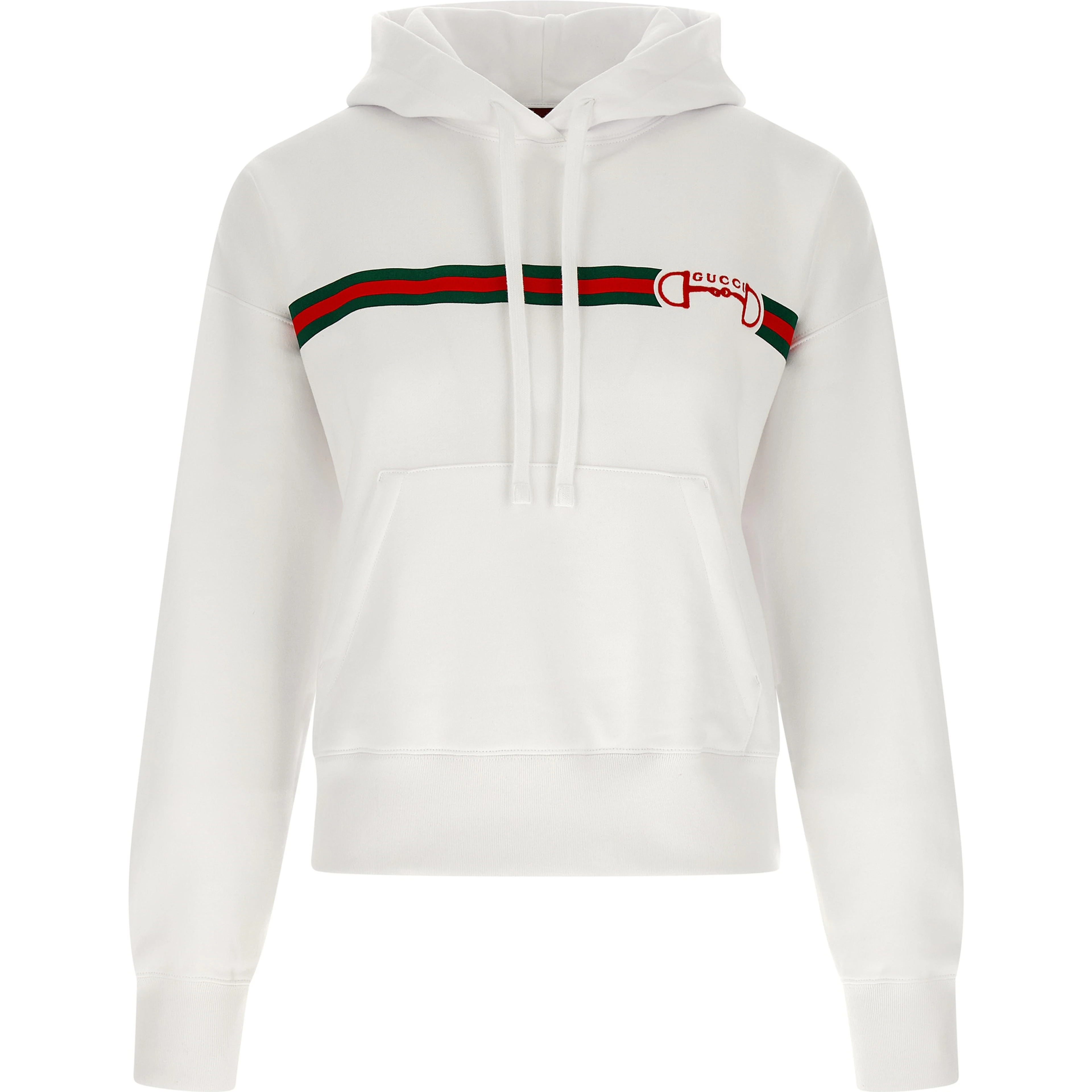 White Cotton Hoodie