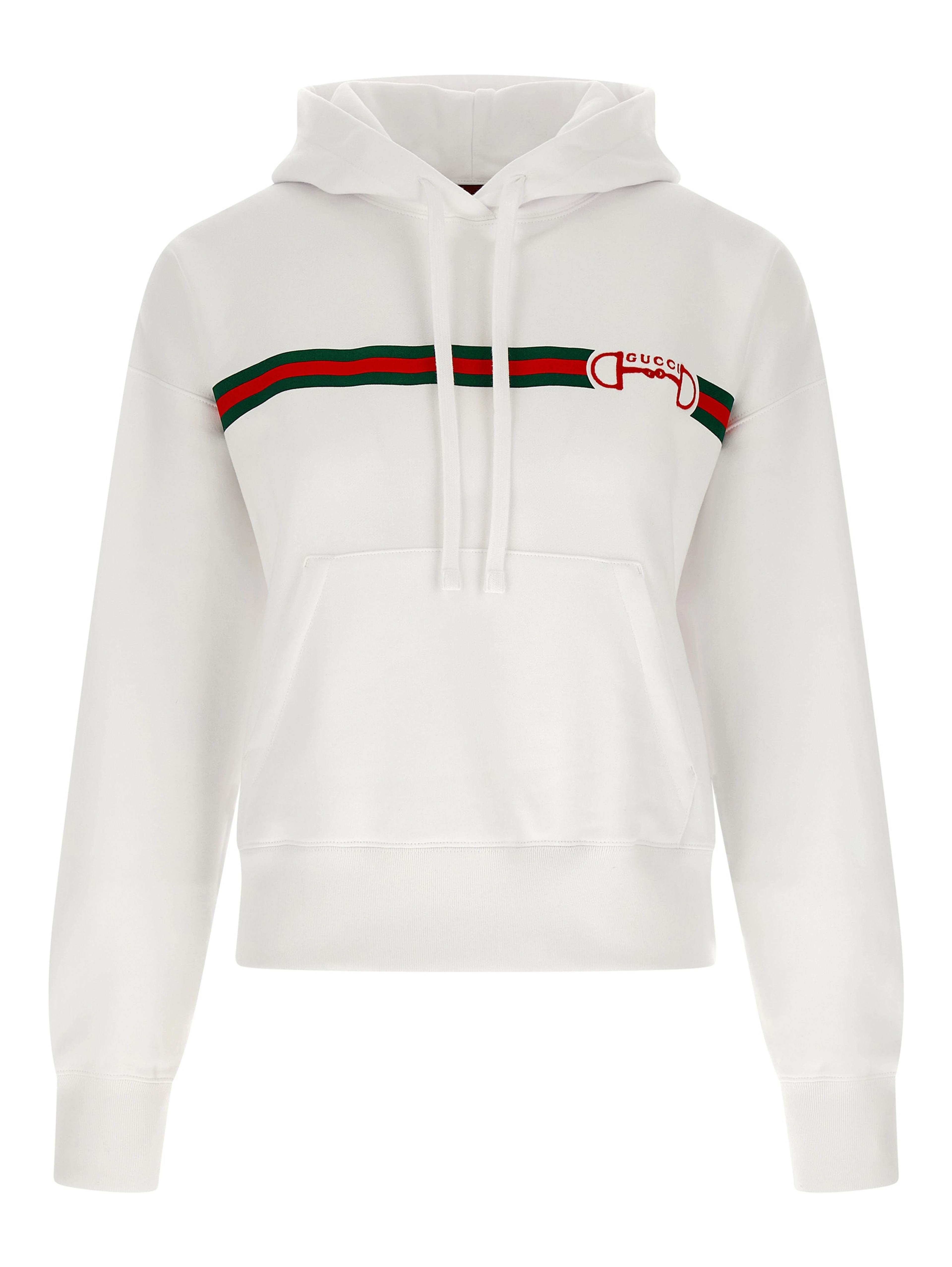 White Cotton Hoodie