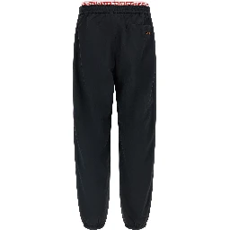 Black Polyamide Joggers (Workout Pants)