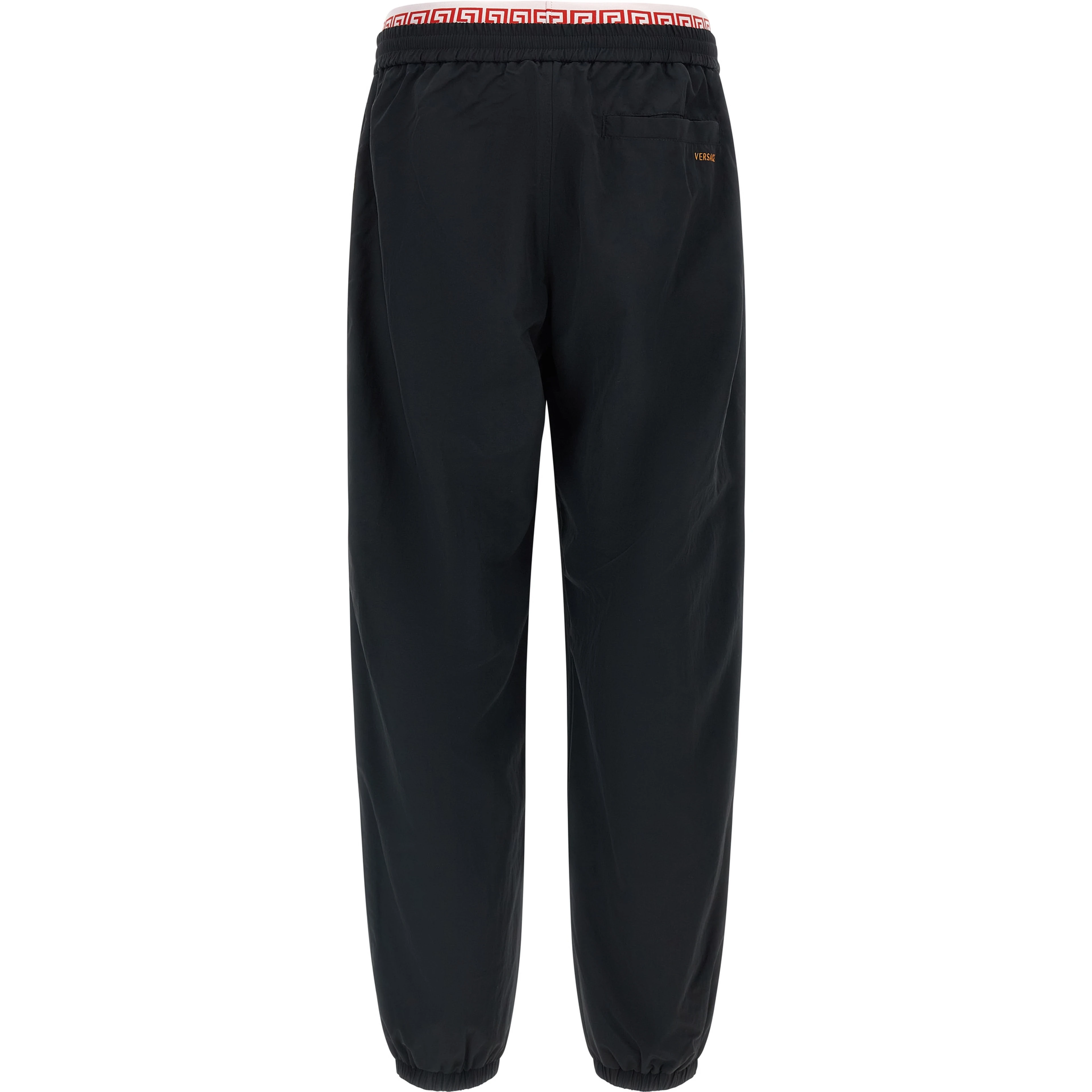 Black Polyamide Joggers (Workout Pants)