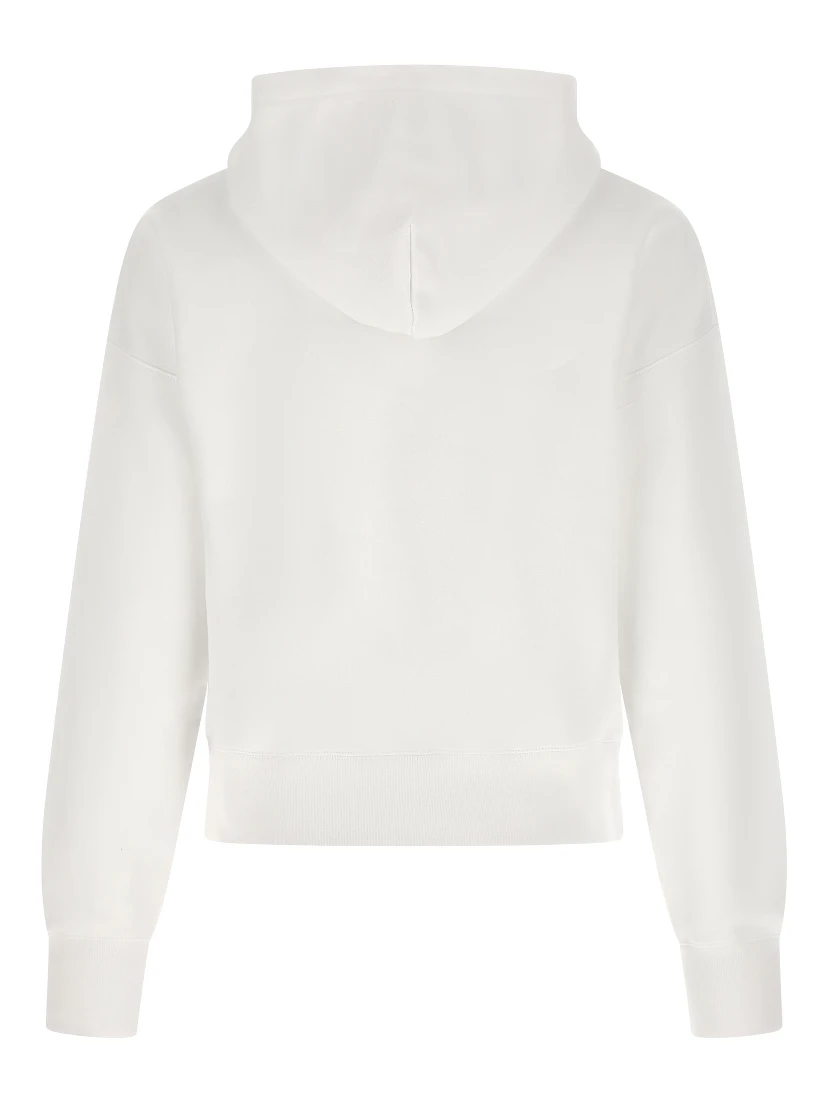 White Cotton Hoodie