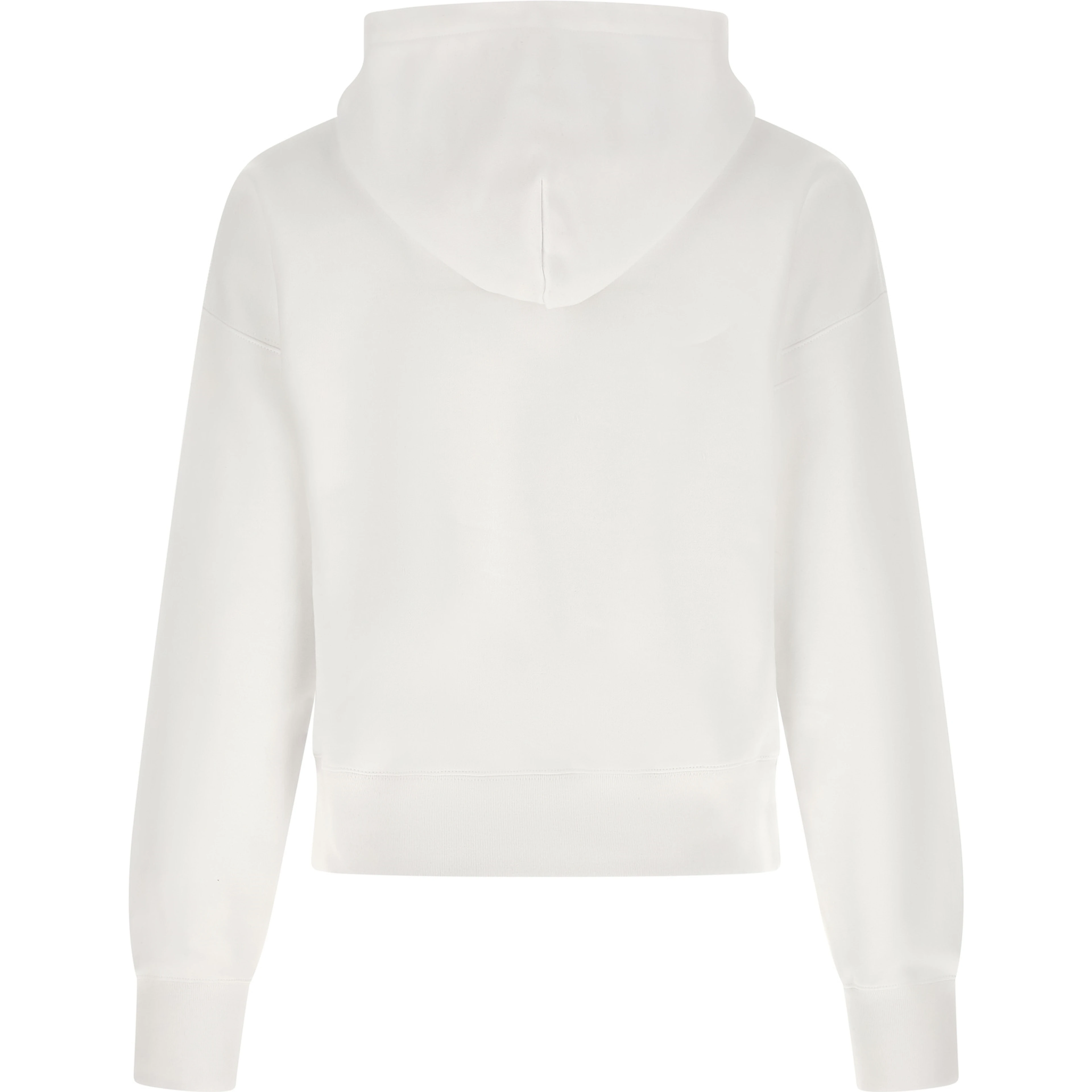 White Cotton Hoodie