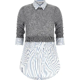 Gray Wool Blouse
